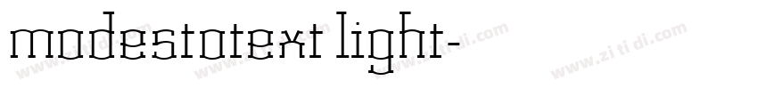 modestotext light字体转换 modestotext light字体转换